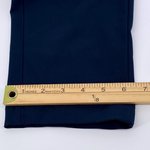 Lululemon Commission Pants Mens 31x27 Navy Blue Slim Fit Stretch Warpstreme - Picture 7 of 7